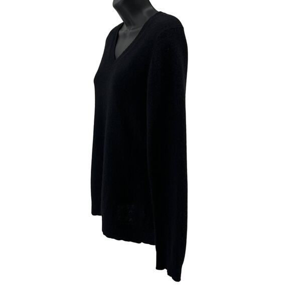 Charter Club Luxury Cashmere Sweater WMNS M Pullover Black Long Sleeves Stretchy - Picture 3 of 7